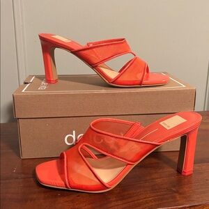 Dolce Vita Vibrant Orange Heels